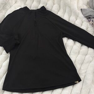 Black Long Sleeve Athletics Top